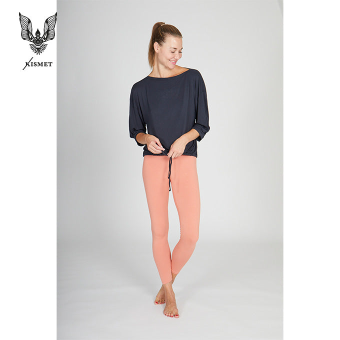 Kismet Cosy Twist Top - anthrazit