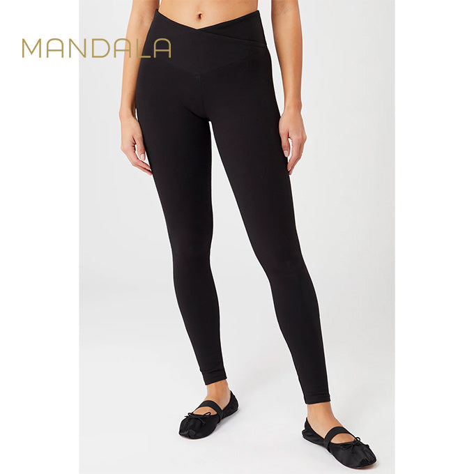 Mandala Wrap Legging - black