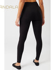 Mandala Wrap Legging - black