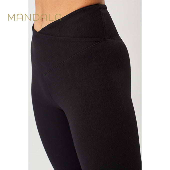 Mandala Wrap Legging - black