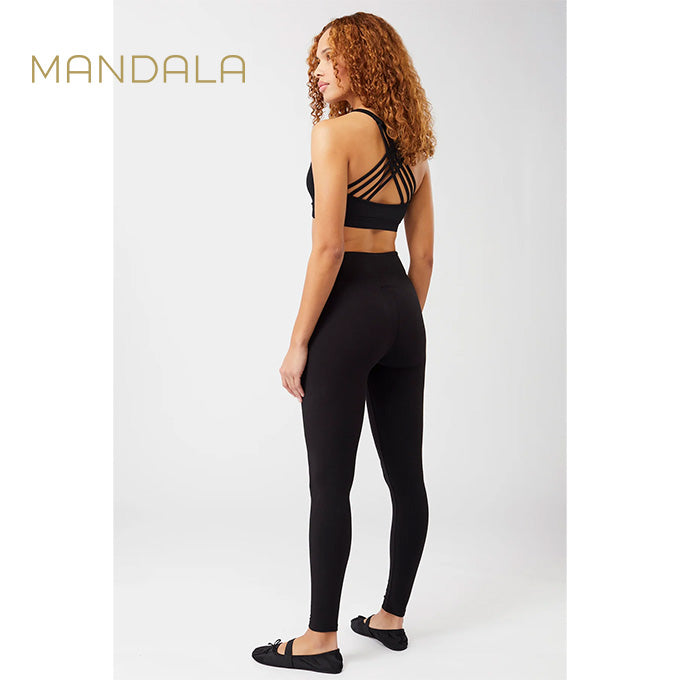 Mandala Wrap Legging - black